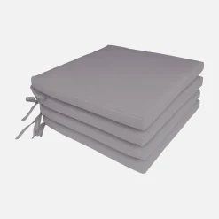 Set de 4 cojínes para silla de jardín