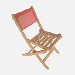 Set mesa de jardín bistró infantil de madera de acacia con 2 sillas