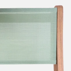 Set mesa de jardín bistró infantil de madera de acacia con 2 sillas