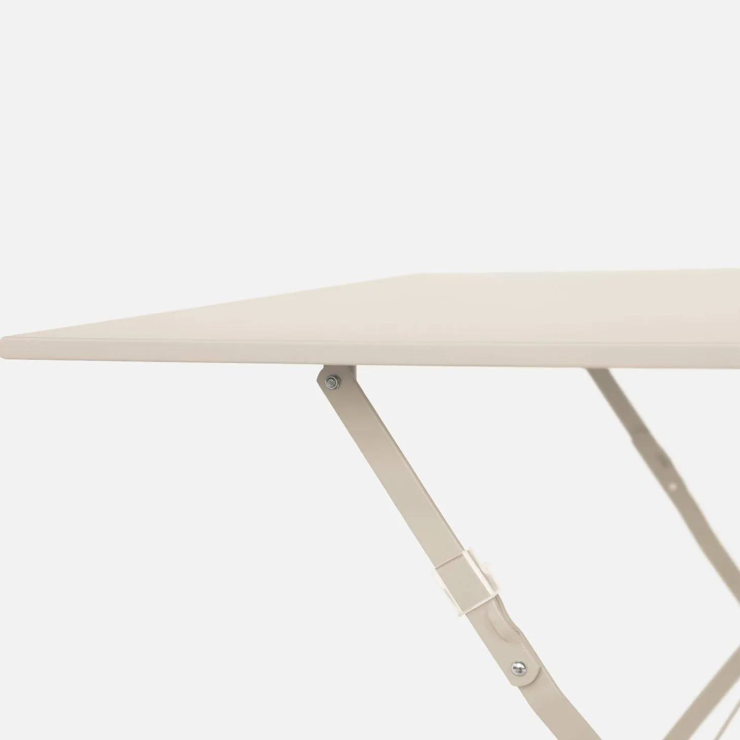 Set mesa de jardín bistró plegable de acero con 2 sillas, 70cm