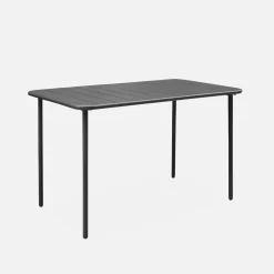 Set mesa de jardín de metal 120cm con 4 sillas
