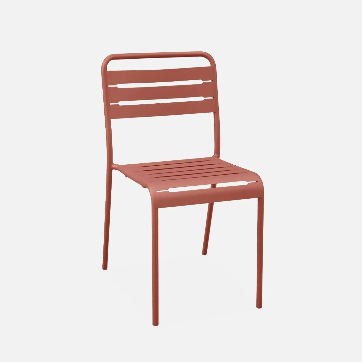 Set mesa de jardín de metal 120cm con 4 sillas