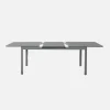 Set mesa de jardín extensible de aluminio de 8 a 10 sillas