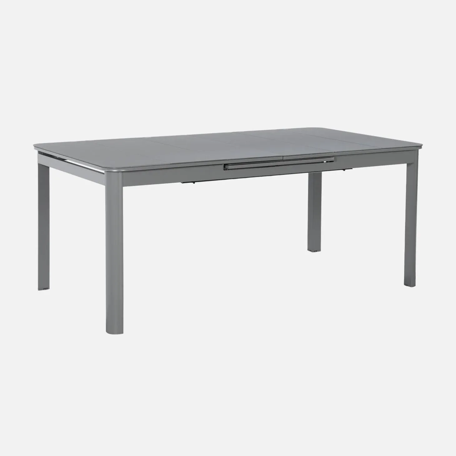Set mesa de jardín extensible de aluminio de 8 a 10 sillas