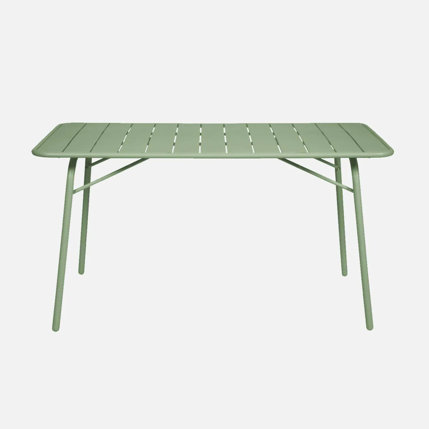 Set mesa de jardín plegable de metal con 6 asientos