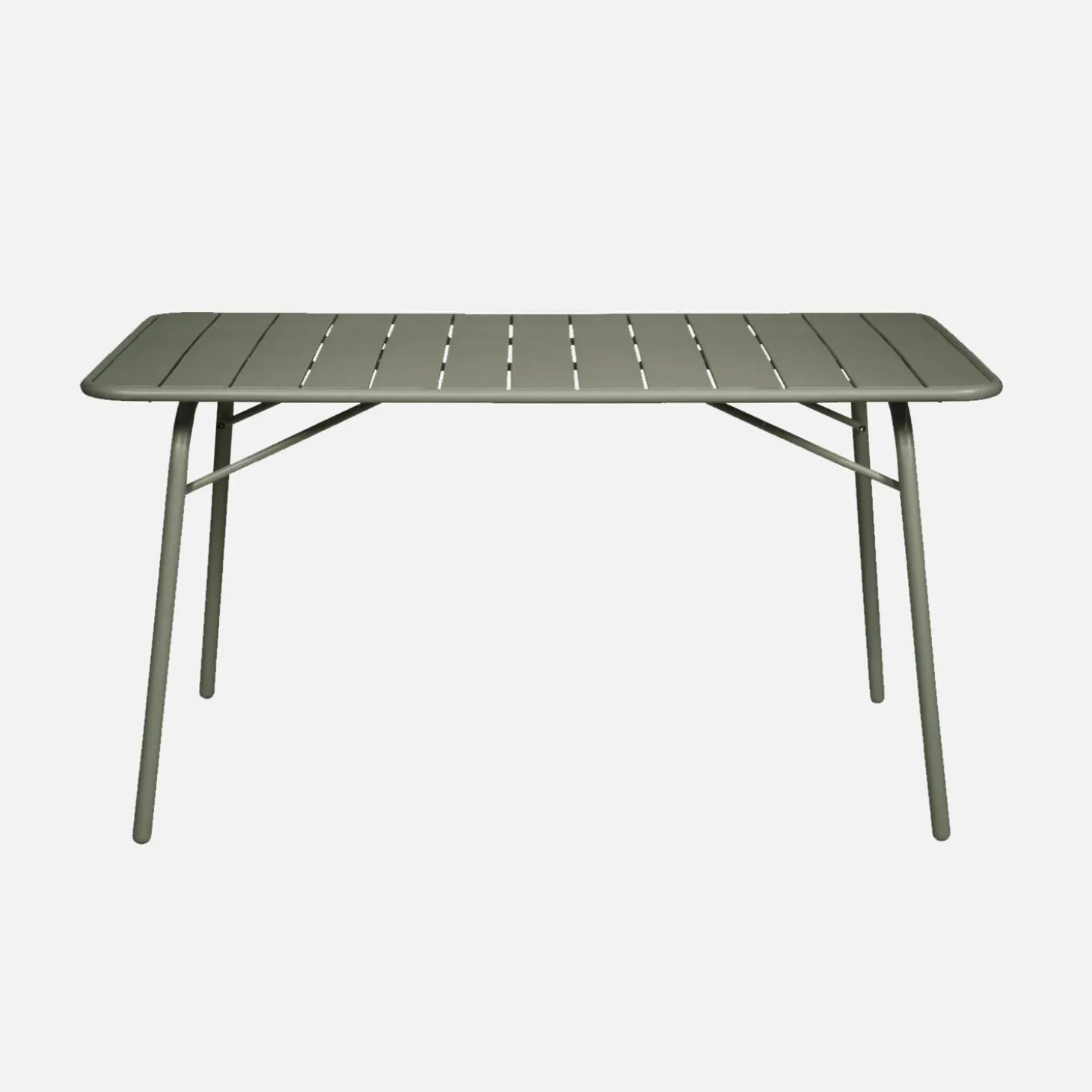Set mesa de jardín plegable de metal con 6 asientos