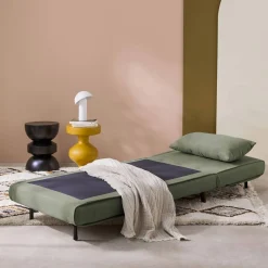 Silla convertible en cama tela base madera