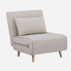 Silla convertible en cama tela base madera