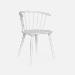 Silla de bar de madera, set de 2