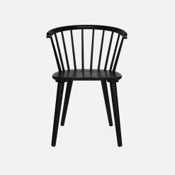 Silla de bar de madera, set de 4