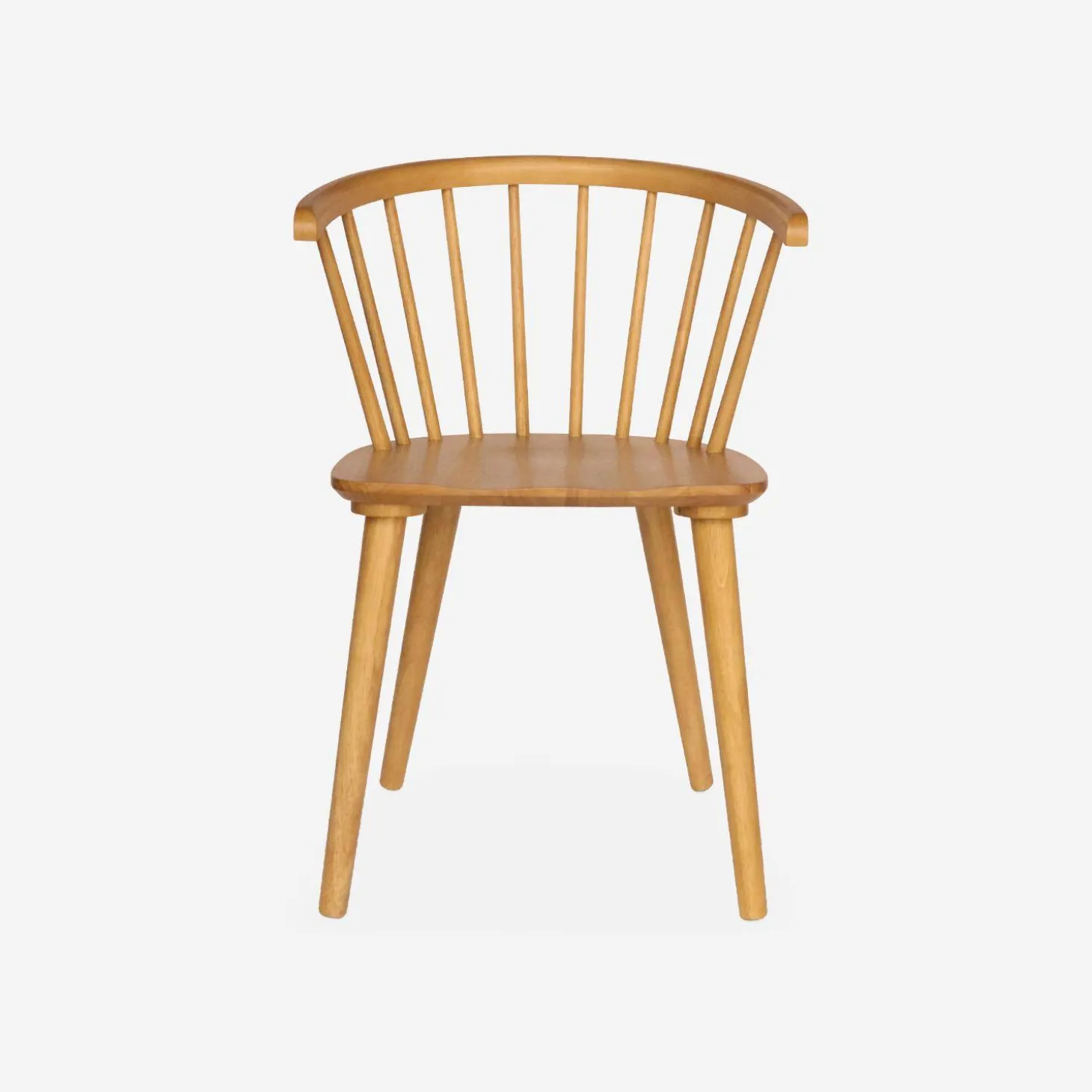 Silla de bar de madera, set de 4