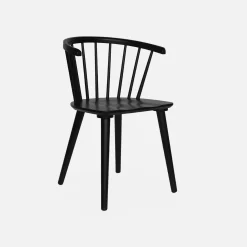 Silla de bar de madera, set de 2