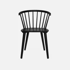Silla de bar de madera, set de 2