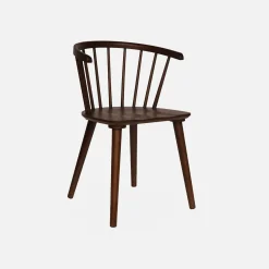 Silla de bar de madera, set de 4
