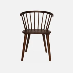 Silla de bar de madera, set de 4