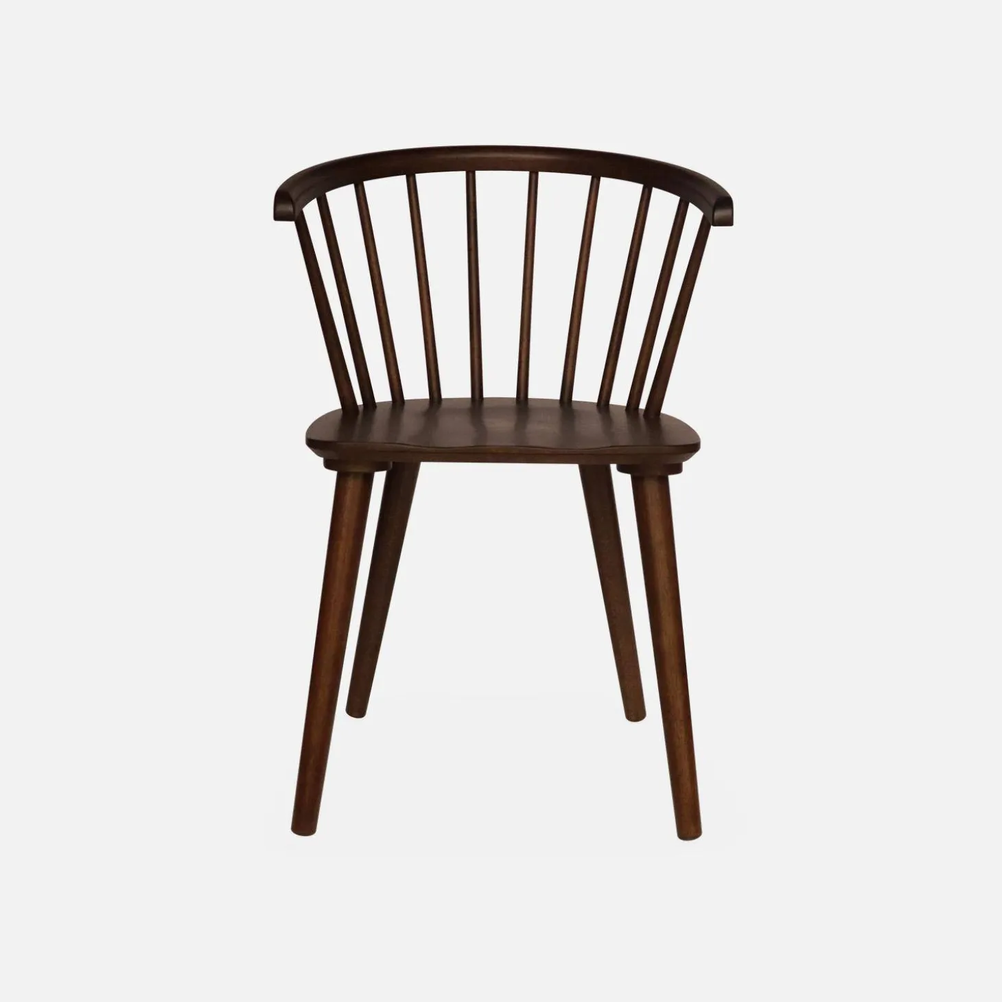 Silla de bar de madera, set de 4