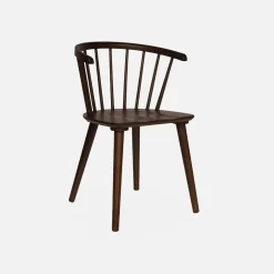 Silla de bar de madera, set de 2