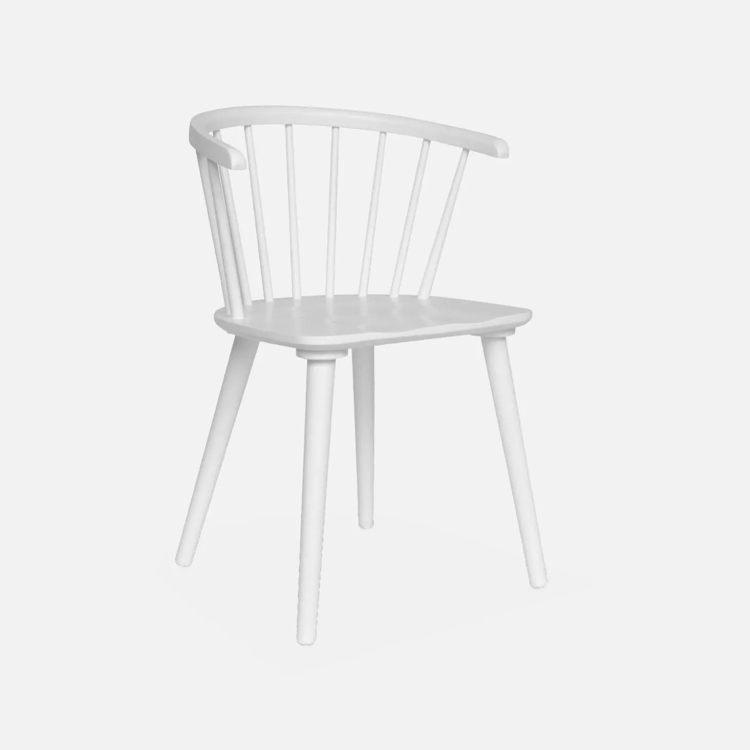 Silla de bar de madera, set de 4