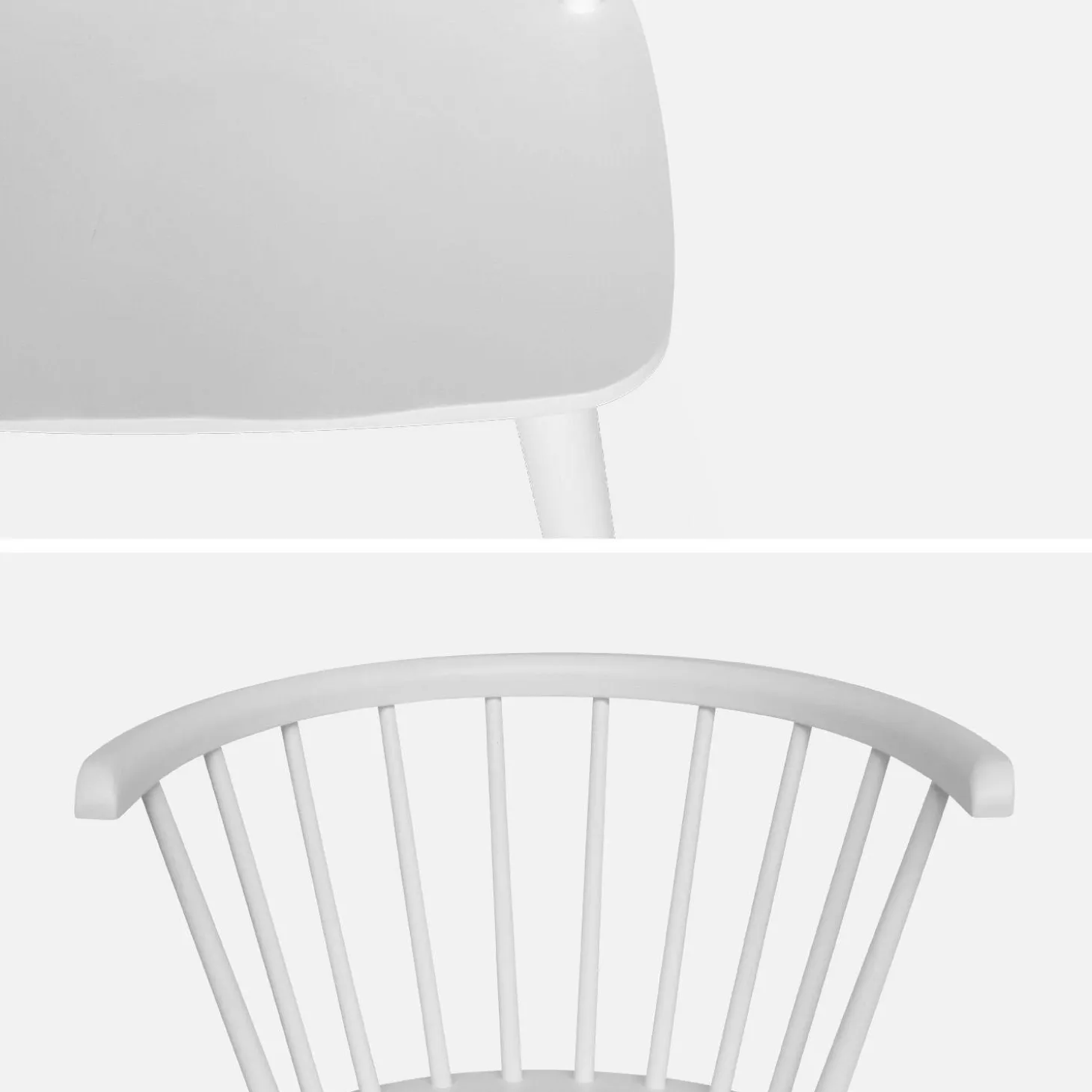 Silla de bar de madera, set de 4