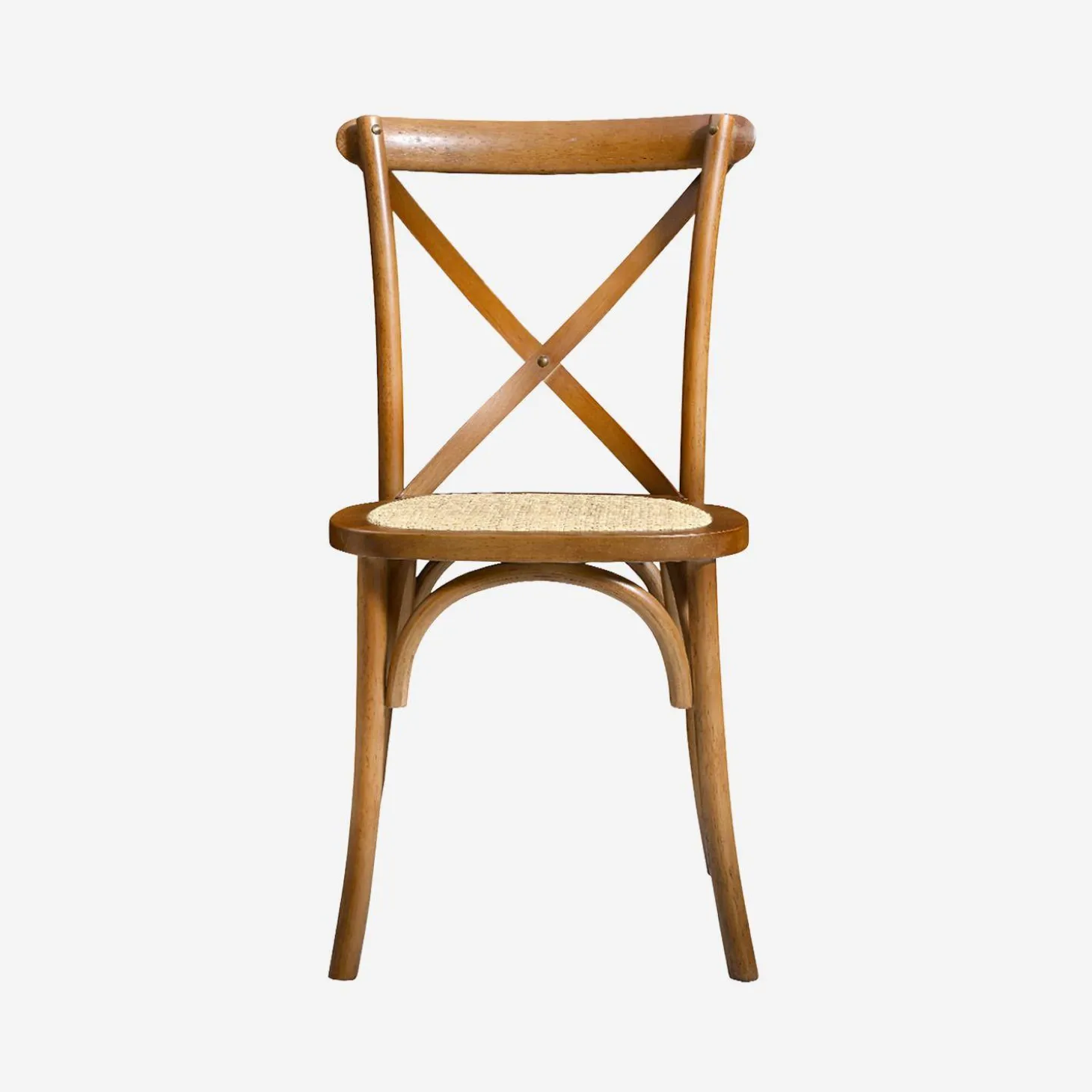 Silla de bistró vintage de madera, set de 4
