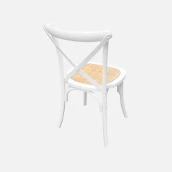 Silla de bistró vintage de madera, set de 4