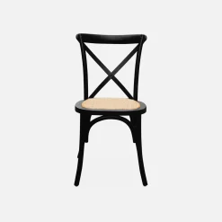Silla de bistró vintage de madera, set de 4
