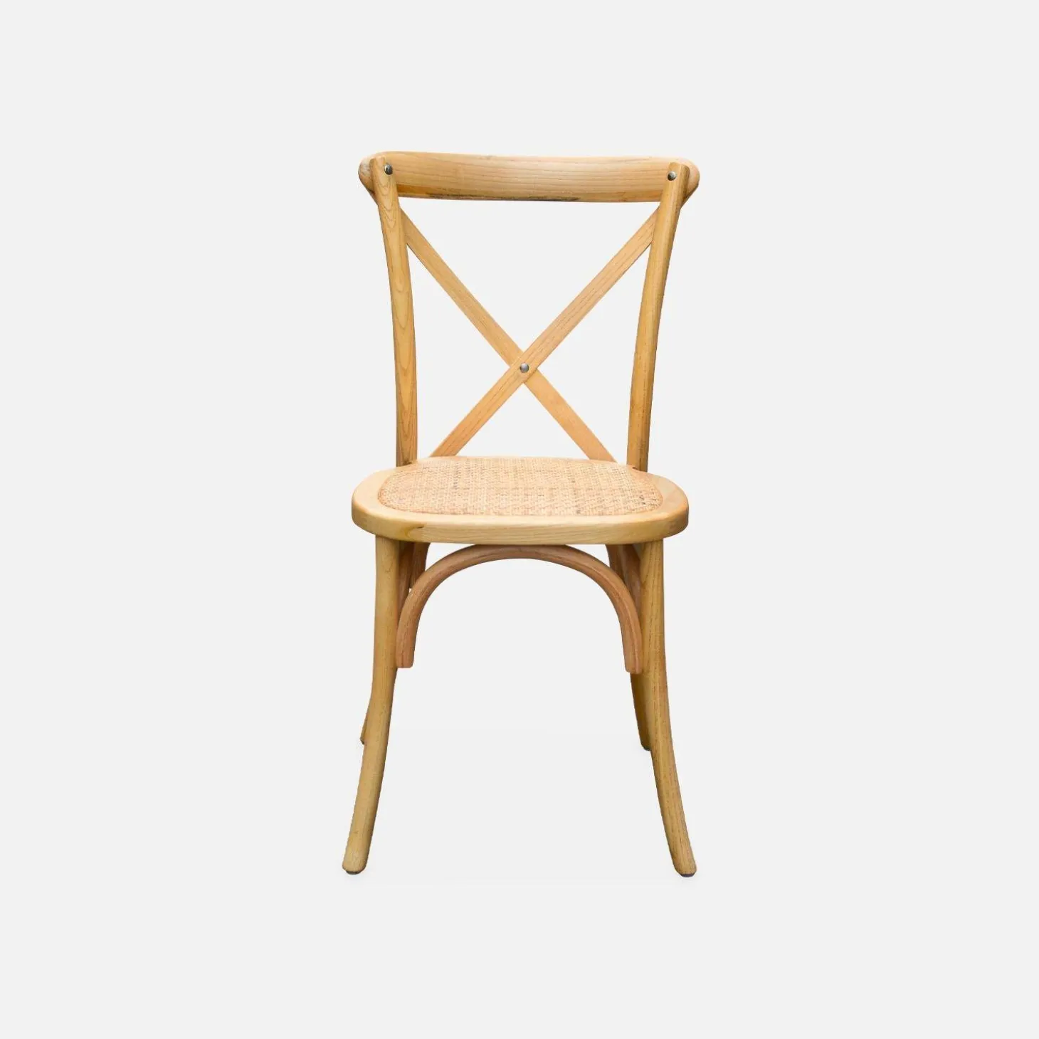 Silla de bistró vintage de madera, set de 4