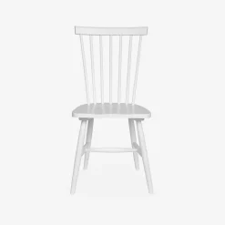 Silla de madera de hevea, set de 4