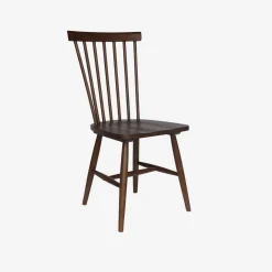 Silla de madera de hevea, set de 4