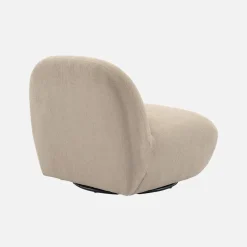 Silla giratoria 360° borreguito texturizada