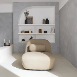Silla giratoria 360° borreguito texturizada