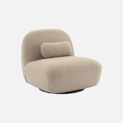 Silla giratoria 360° borreguito texturizada