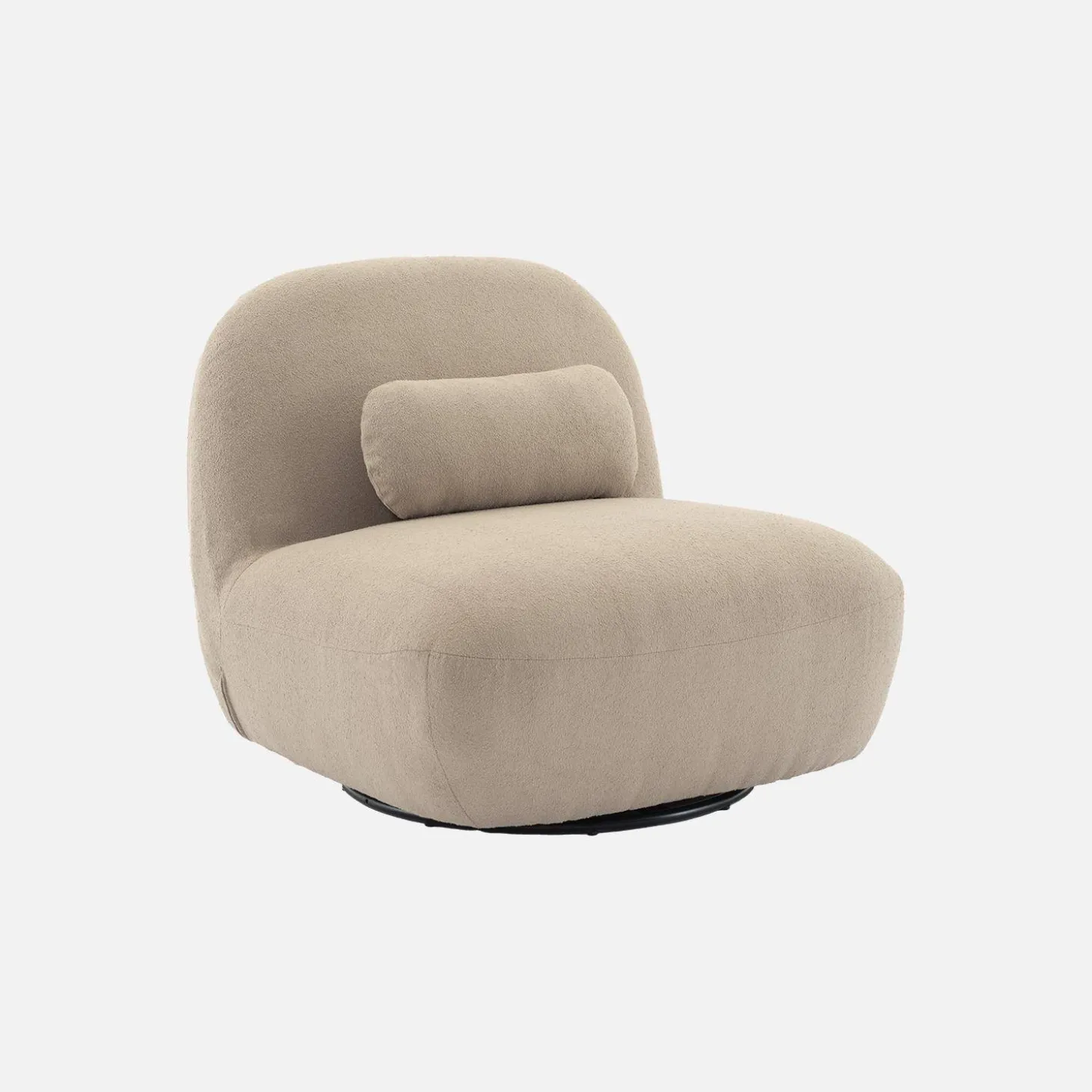 Silla giratoria 360° borreguito texturizada