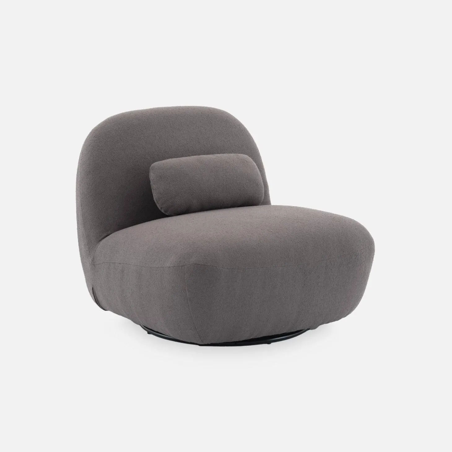 Silla giratoria 360° borreguito texturizada