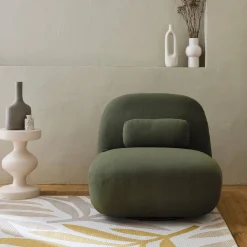 Silla giratoria 360° borreguito texturizada