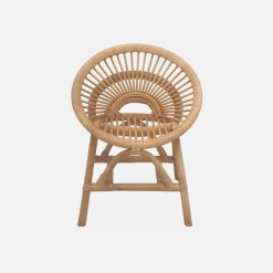 Silla infantil de ratán