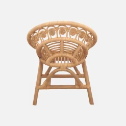 Silla infantil de ratán