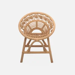 Silla infantil de ratán