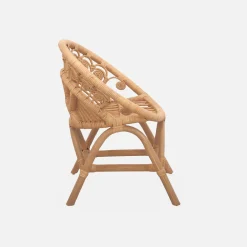Silla infantil de ratán