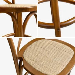 Sillas de bar bistró vintage madera