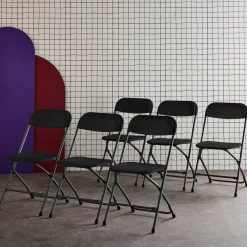 Sillas plegables para eventos, set de 6