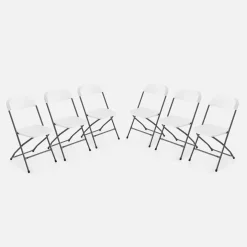 Sillas plegables para eventos, set de 6