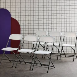 Sillas plegables para eventos, set de 6