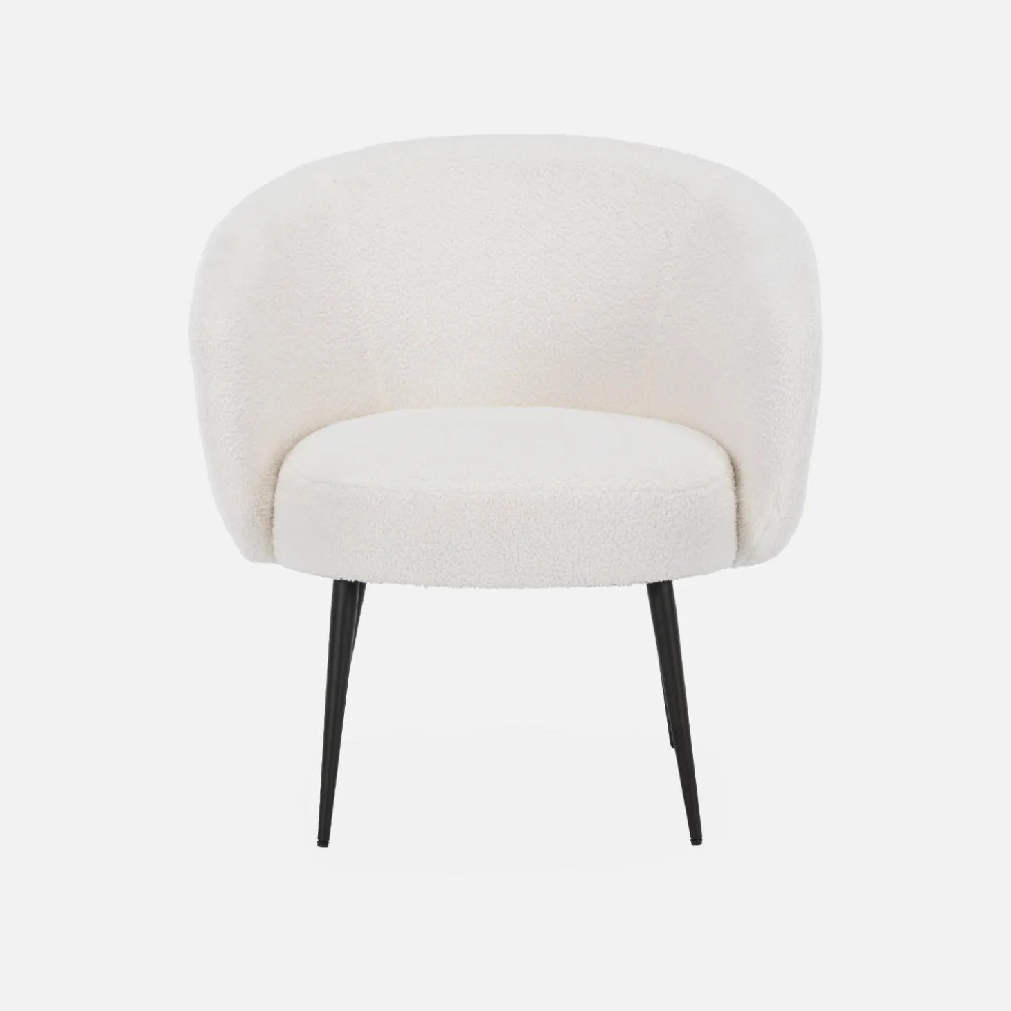Sillón borreguito de diseño acogedor