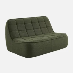 Sillón borreguito texturizada, 2 plazas