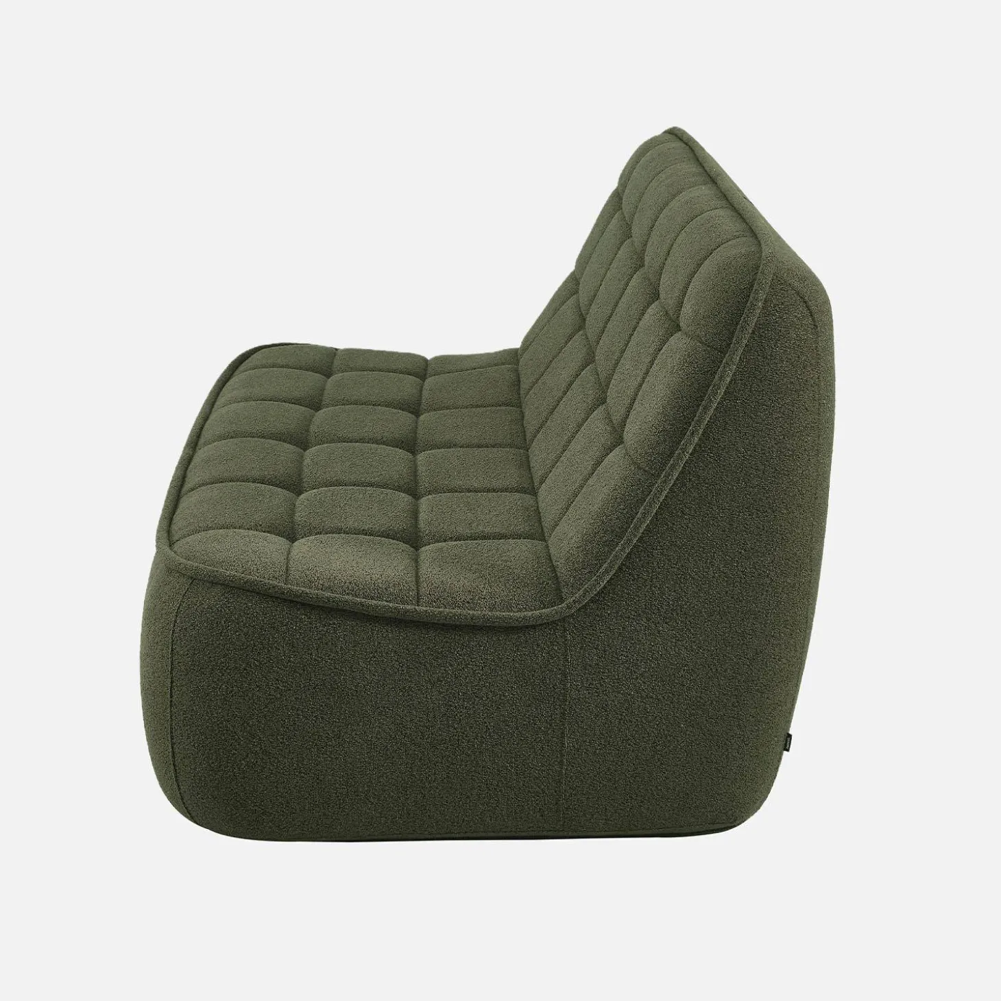 Sillón borreguito texturizada, 2 plazas