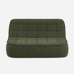 Sillón borreguito texturizada, 2 plazas