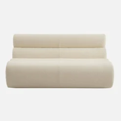 Sillón borreguito texturizado, 2 plazas