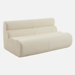Sillón borreguito texturizado, 2 plazas