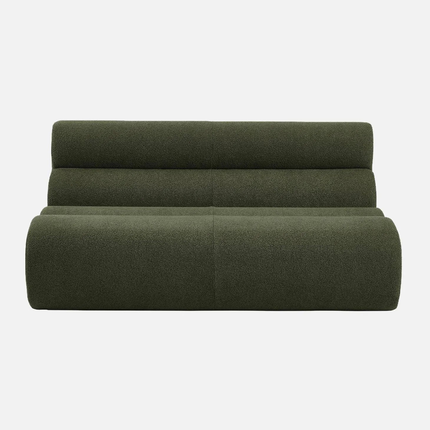 Sillón borreguito texturizado, 2 plazas